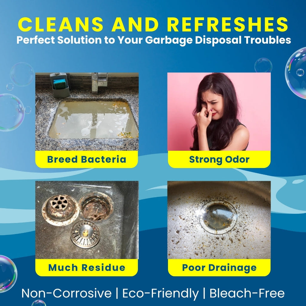 LEMONBLAST YELLOW BUBBLE TABLETS – ODOR ELIMINATOR + BLOCKAGE REMOVER (PACK OF 24)