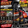 RUST GO RUST REMOVER SPRAY – FAST RUST REMOVAL FOR CARS, BIKES & METAL | BUY 1 GET 1 FREE